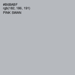 #B6BABF - Pink Swan Color Image